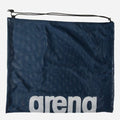 Navy - Side - Arena Mesh Drawstring Bag