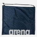 Navy - Side - Arena Mesh Drawstring Bag