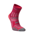 Front - Hilly Womens/Ladies Twin Skin Ankle Socks