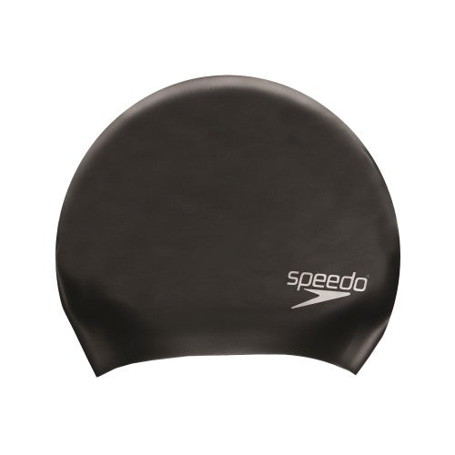 Front - Speedo Unisex Adult Long Hair Swimming Cap