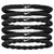 Front - Nike 2024 Flex Hair Ties (Pack of 6)