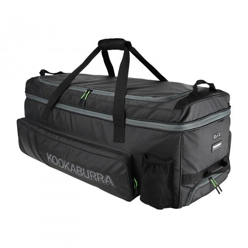 Front - Kookaburra 2025 Pro Players Cricket Wheeled Duffel Bag