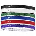 Front - Nike Flexible Classic Hairband (Pack of 6)