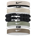 Front - Nike Mixed Flexible Classic Hair Tie (Pack of 8)