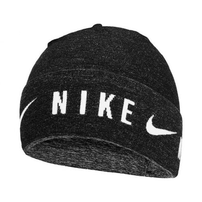 Front - Nike U Knitted Dri-FIT Cuffed Beanie