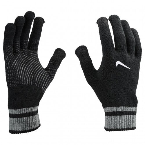 Front - Nike Mens Gripped Knitted Gloves