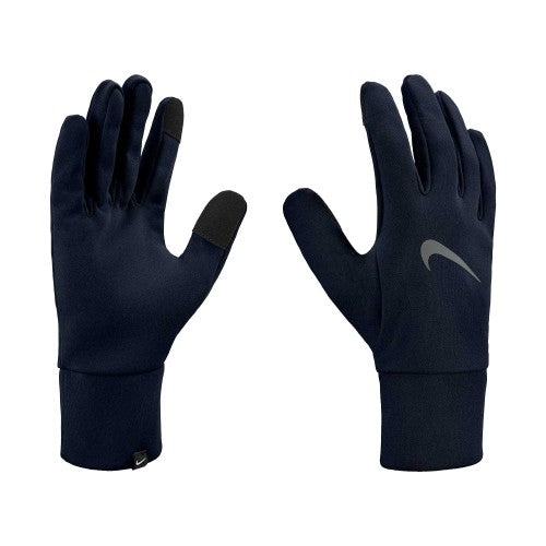 Front - Nike Mens Fleece Therma-Fit Gloves