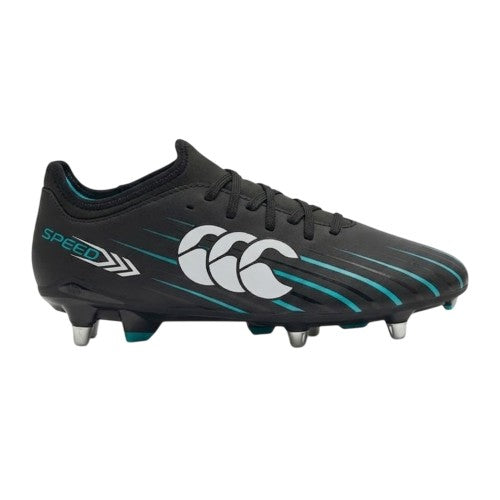 Front - Canterbury Mens Speed Falcon 2.0 Team Soft Ground Rugby Boots