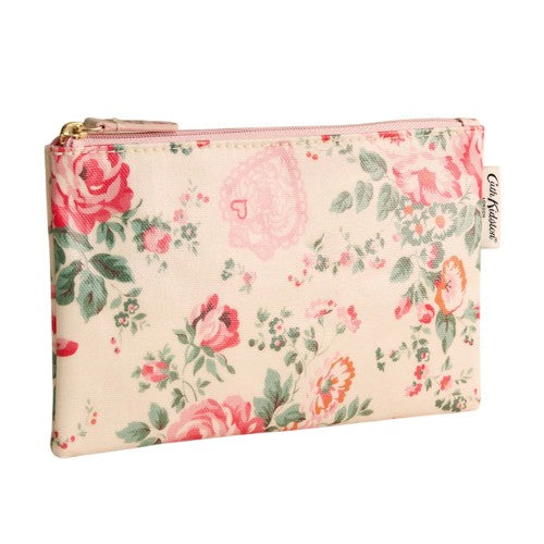 Front - Cath Kidston Hackney Rose Zipped Purse