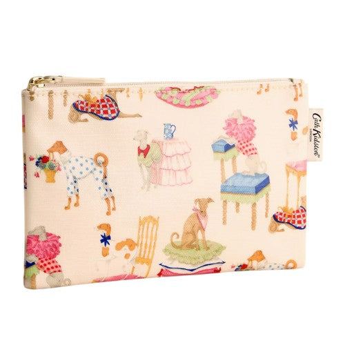 Front - Cath Kidston Fancy Dog Zipped Purse