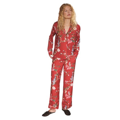 Front - Cath Kidston Womens/Ladies Bird Button Through Pyjama Set