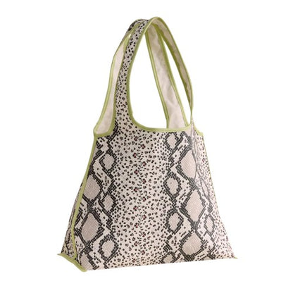 Front - Cath Kidston Marylebone Snake Print Shopper Bag