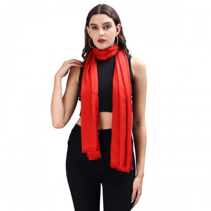 Front - Cath Kidston Plain Viscose Lightweight Scarf