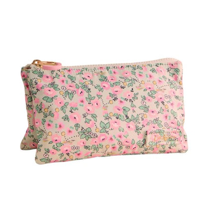 Front - Cath Kidston Rose Print Toiletry Bag