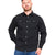 Front - D555 Mens Western Style Denim Shirt