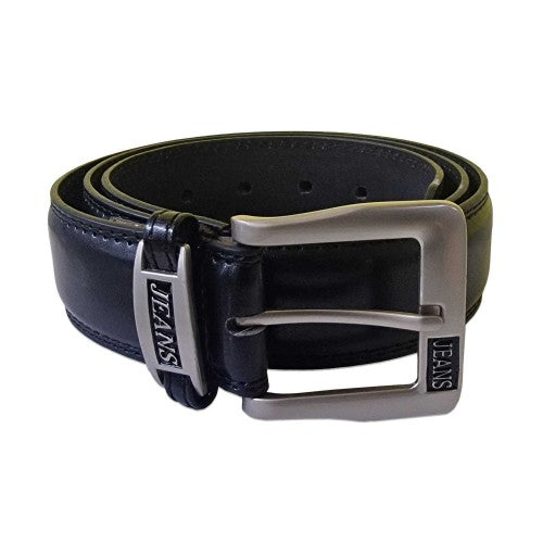 Front - Duke Mens D555 Kenny Bonded Leather Buckle Waist Belt