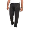 Front - D555 Mens Kingsize Albert Open Hem Jogging Bottoms