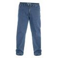 Front - Duke Mens D555 London Bailey Elasticated Waist Kingsize Jeans