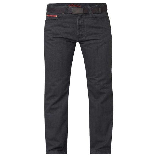 Front - Duke Mens D555 London Canary Bedford Cord Kingsize Trousers
