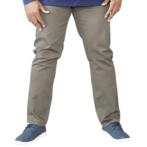 Front - Duke Mens D555 London Brian Bedford Cord Kingsize Trousers