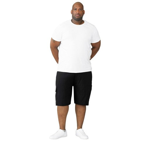 Front - Duke Mens D555 John Cotton Lightweight Kingsize Cargo Shorts