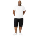 Front - D555 Mens John Kingsize Lightweight Cotton Cargo Shorts