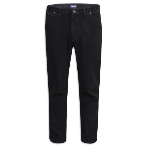 Front - Duke Mens D555 Rockford Denim Comfort Jeans