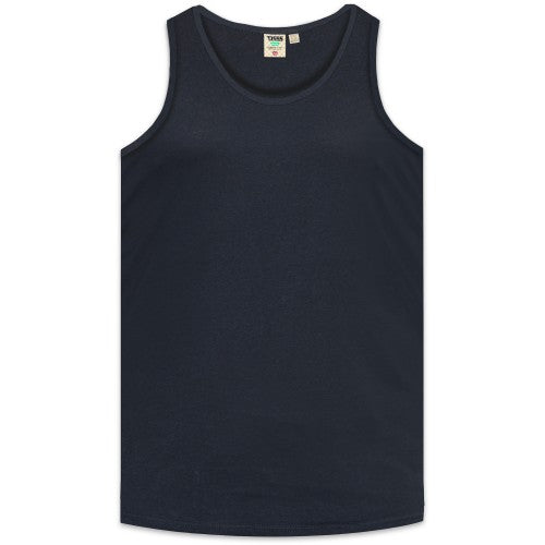 Front - Duke Mens D555 Fabio Kingsize Tank Top