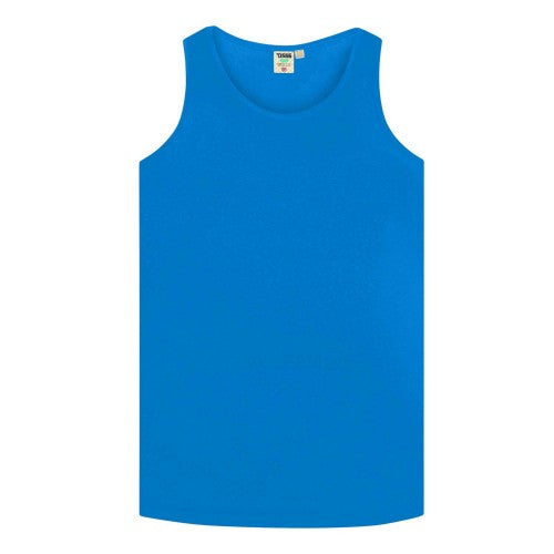 Front - Duke Mens D555 Fabio 2 Kingsize Tank Top