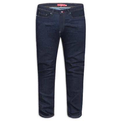 Front - Duke Mens D555 Cedric Stretch Tapered Kingsize Jeans