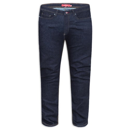 Front - Duke Mens D555 Cedric Stretch Tapered Kingsize Jeans