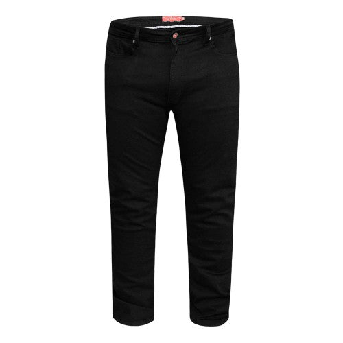 Front - Duke Mens D555 Claude Stretch Tapered Stretch Kingsize Jeans