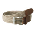 Front - D555 Mens Frank King Size Stretch Braided Belt