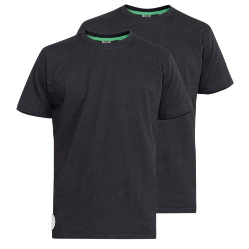 Front - Duke Mens D555 Fenton Kingsize T-Shirt (Pack Of 2)