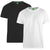 Front - D555 Mens Fenton Round Neck T-shirts (Pack Of 2)