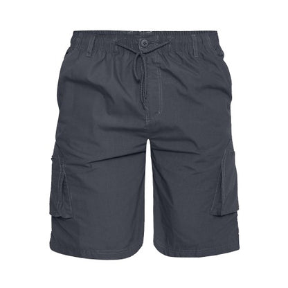 Front - Duke Mens D555 Nick Elasticated Waist Cargo Shorts