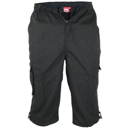 Front - Duke Mens D555 Mason Kingsize Cargo Shorts