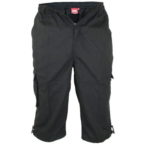 Front - Duke Mens D555 Mason Kingsize Cargo Shorts