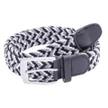 Front - D555 Mens Quinn Braided Stretch Belt