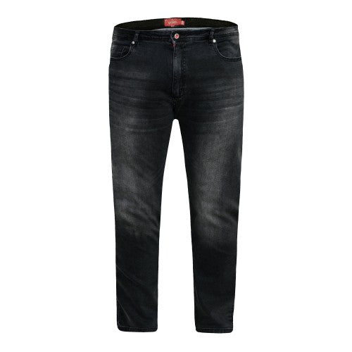 Front - Duke Mens D555 Benson Stretch Kingsize Jeans