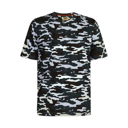 Front - Duke Mens D555 Gaston Camouflage Kingsize Short-Sleeved T-Shirt