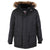 Front - D555 Mens Lovett Kingsize Faux Fur Trim Parka