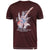 Front - Duke Mens D555 Redbourn Lightning Guitar Kingsize T-Shirt