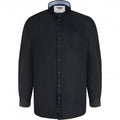 Front - D555 Mens Richard Oxford Kingsize Long-Sleeved Shirt