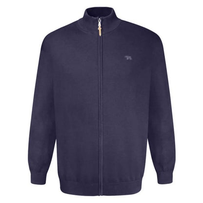 Front - Duke Mens D555 Franco 2 Knitted Full Zip Kingsize Sweatshirt
