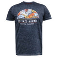 Front - Duke Mens D555 Upton Hawaii Leaf Print Kingsize T-Shirt