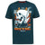 Front - Duke Mens Neal D555 Skull Crew Neck Kingsize T-Shirt