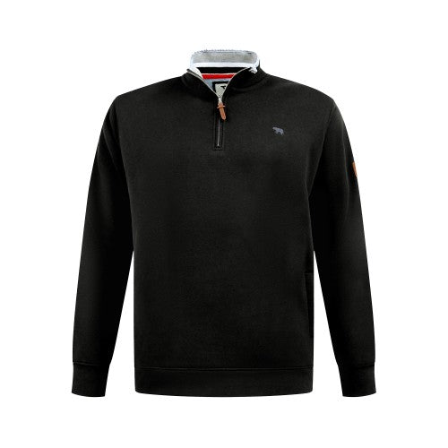 Front - Duke Mens D555 Russel Embroidered Logo Fleece Kingsize Sweatshirt