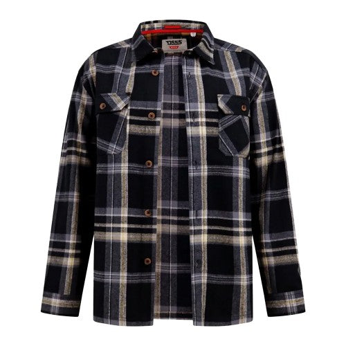 Front - Duke Mens D555 Falkirk Checked Kingsize Shirt Jacket