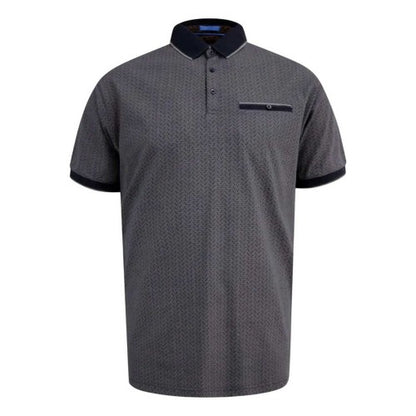 Front - Duke Mens D555 Scarborough All-Over Print Kingsize Polo Shirt